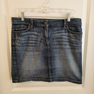 Ann Taylor Women's Modern Fit Denim Mini Skirt | Size 8